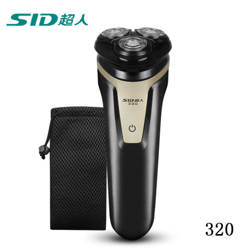 Superman RS320 Electric Shaver RS322 Men's Electric Razor Water Wash Floating Rotating Triple Head