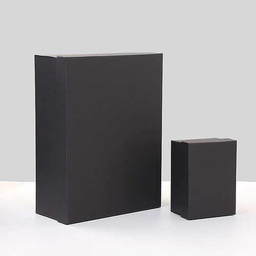 Dingtian ground cover kraft paper gift packaging box rectangular paper box wholesale cola black gift box paper box
