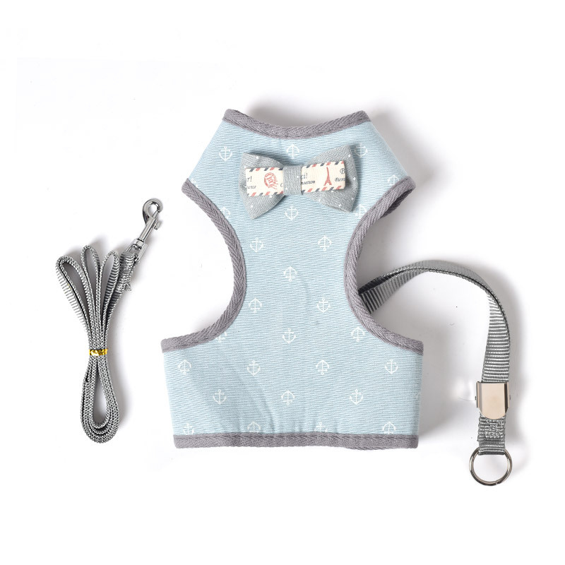 Directo de fábrica correa para mascotas gato y perro correa ajustable para el pecho pequeño perro suministros para mascotas perro caminando artefacto