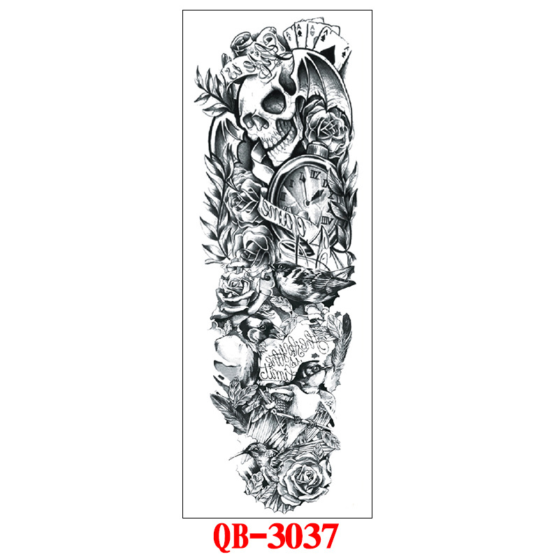 Suministro directo de fábrica pegatinas de tatuaje de brazo completo imagen grande tatuaje pegatinas flor brazo tatuaje pegatinas tatuaje