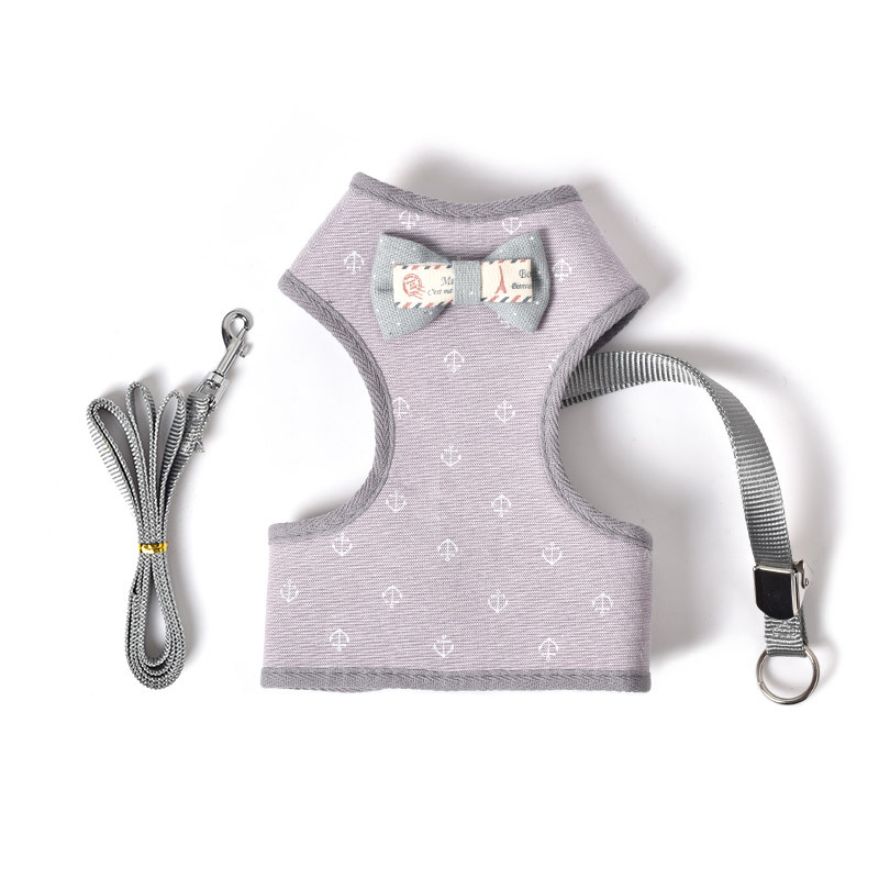 Directo de fábrica correa para mascotas gato y perro correa ajustable para el pecho pequeño perro suministros para mascotas perro caminando artefacto