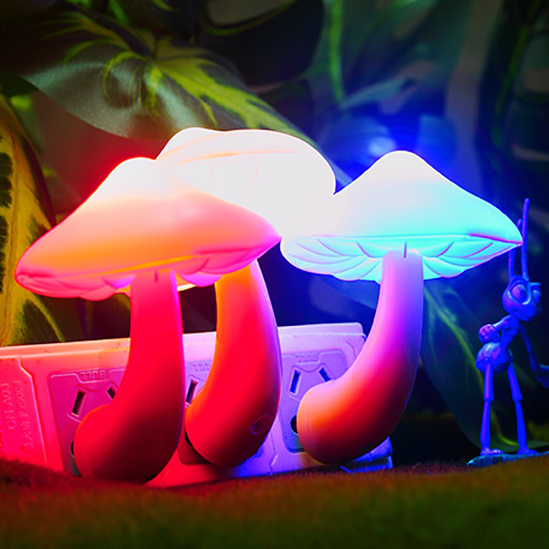 Buyu Light-Controlled Mushroom Night Light Yellow Led Light Sensor Night Light Light-Controlled Led Light Bedside Feeding Light Cross-Border Buyu Light-Controlled Mushroom Night Light Yellow Led Light Sensor Night Light Light-Controlled Led Light Bedside Feeding Light Cross-Border