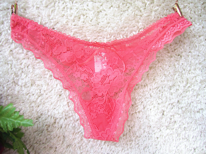 Ropa interior transpirable transparente de encaje caliente de las mujeres de cintura media T de las mujeres pantalones Tanga pantalones de las mujeres cabeza