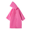 Fashionable street matte raincoat, increased thickness, wholesale