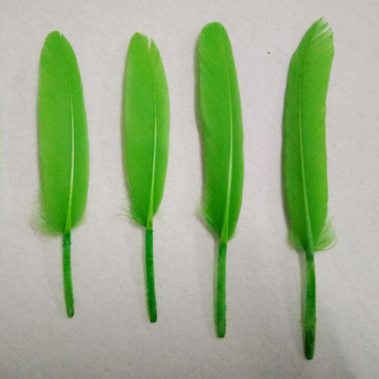 Fábrica directa de cuchillo recto de pluma de ganso prenda accesorios artesanía pluma de ganso decoración suministro spot