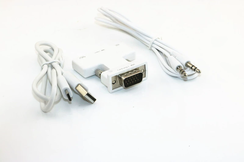 Новая поставка HDMI к VGA переходник с аудио, конвертер 1080p3d, HDMI VGA