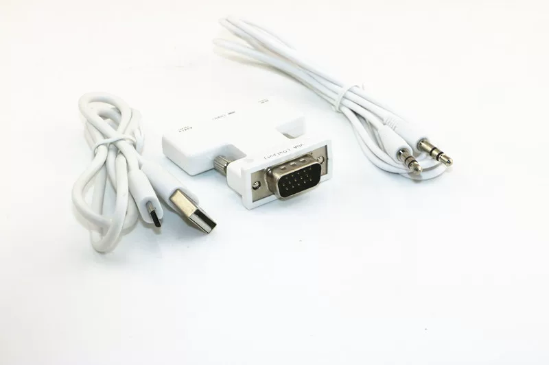 Новая поставка HDMI к VGA переходник с аудио, конвертер 1080p3d, HDMI VGA