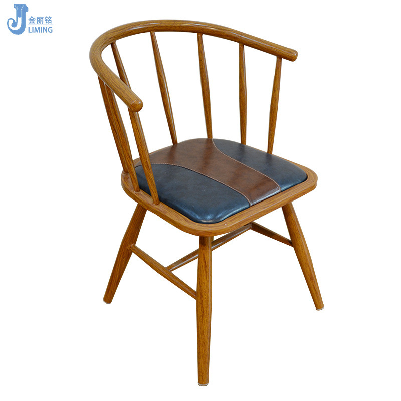 Silla de comedor de estilo nórdico cafetería leche tienda de té tienda de postres restaurante occidental mesas y sillas al por mayor de ocio silla de la sala de estar