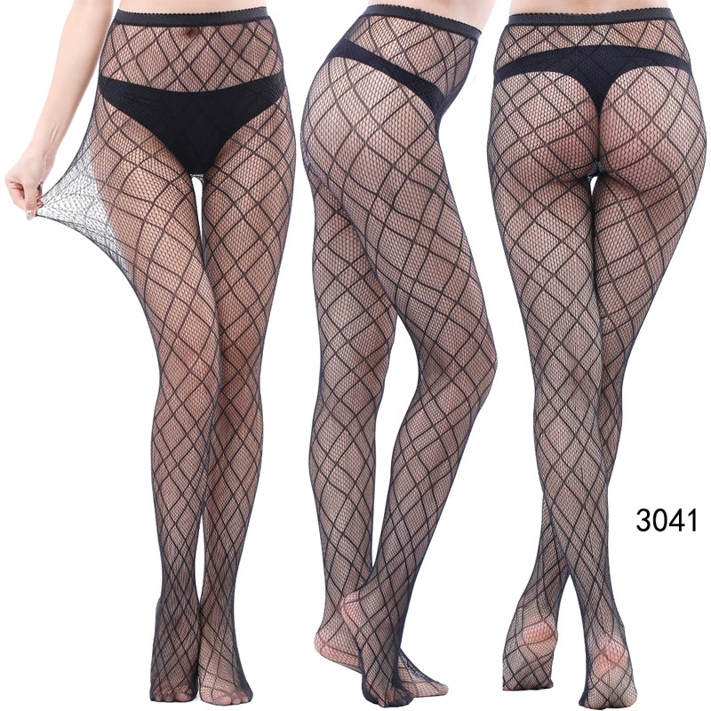 Ретро кружевные сетчатые колготки, модные sexy полупрозрачные колготки, один размер (155–170 см)
