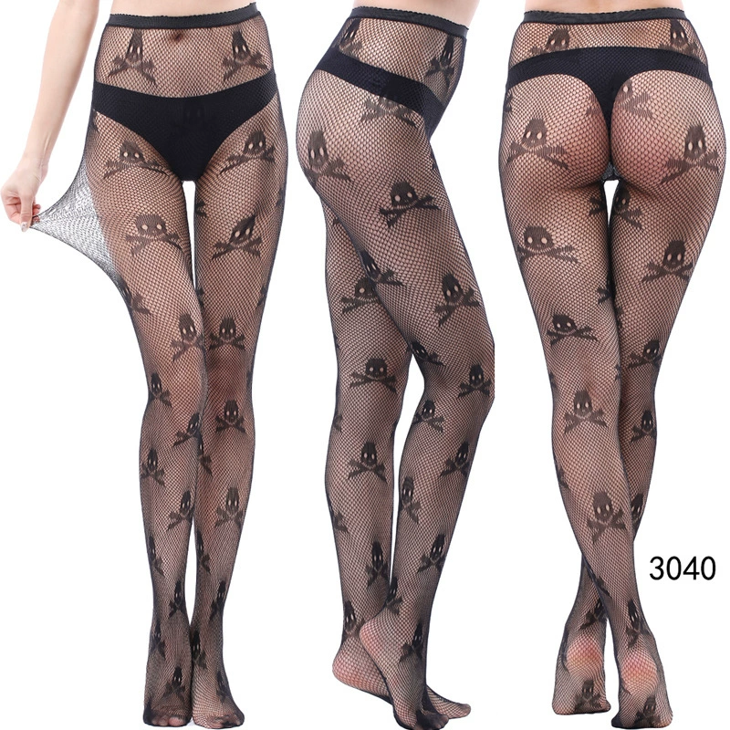 Ретро кружевные сетчатые колготки, модные sexy полупрозрачные колготки, один размер (155–170 см)