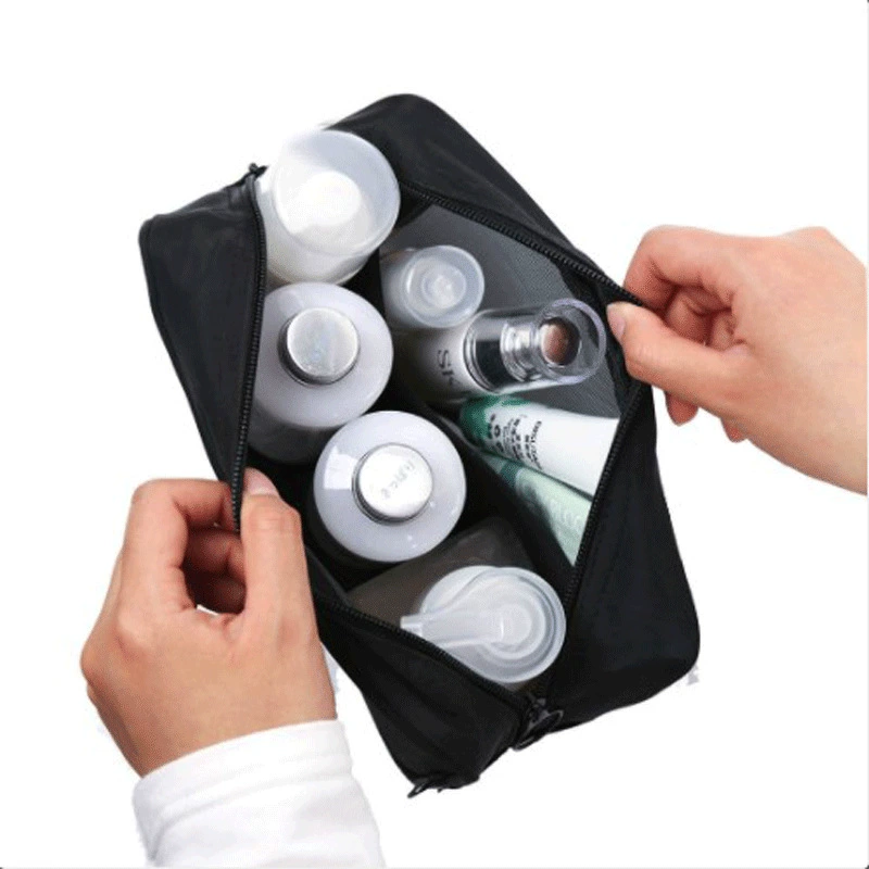 Органайзер bag travel pouch, дышащая сетка сверху, молния, маленький/средний/большой, мультицвет