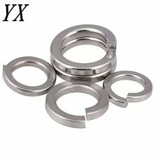 【批發】201不銹鋼彈簧墊圈 開口彈墊  華司彈性墊片擋圈