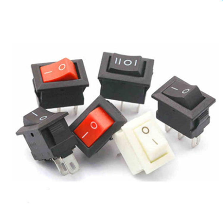 供应,船型开关圆形开关KCD105 黑2脚小型家电开关