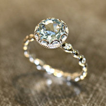 ebay新款镶嵌白色锆石戒指跨境欧美时尚钻戒女指环wish速卖通热卖