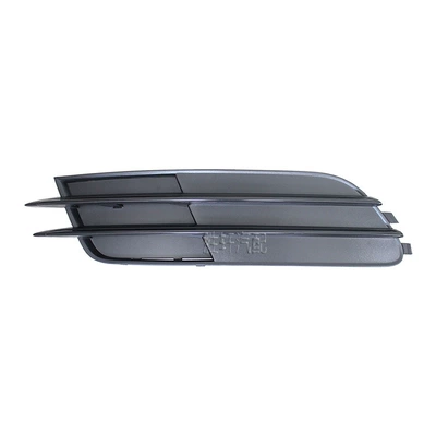 Suitable for Audi 12-15 A6L C7 fog lamp frame fog lamp cover front bumper lower net fog lamp grille low middle and high (Light frame) - low-configuration-driving-left-side