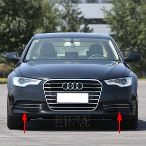 Подходит для Audi 12-15 A6L C7 FOG Light Rame Frage Turshade, передние стержни под сеткой сетки сетки сетки низкой средней матча