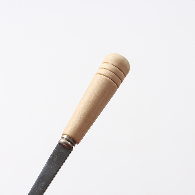 Cucharas de acero inoxidable originales de haya 408 cucharas de acero cucharas de tronco cucharas creativas para niños cucharas al por mayor