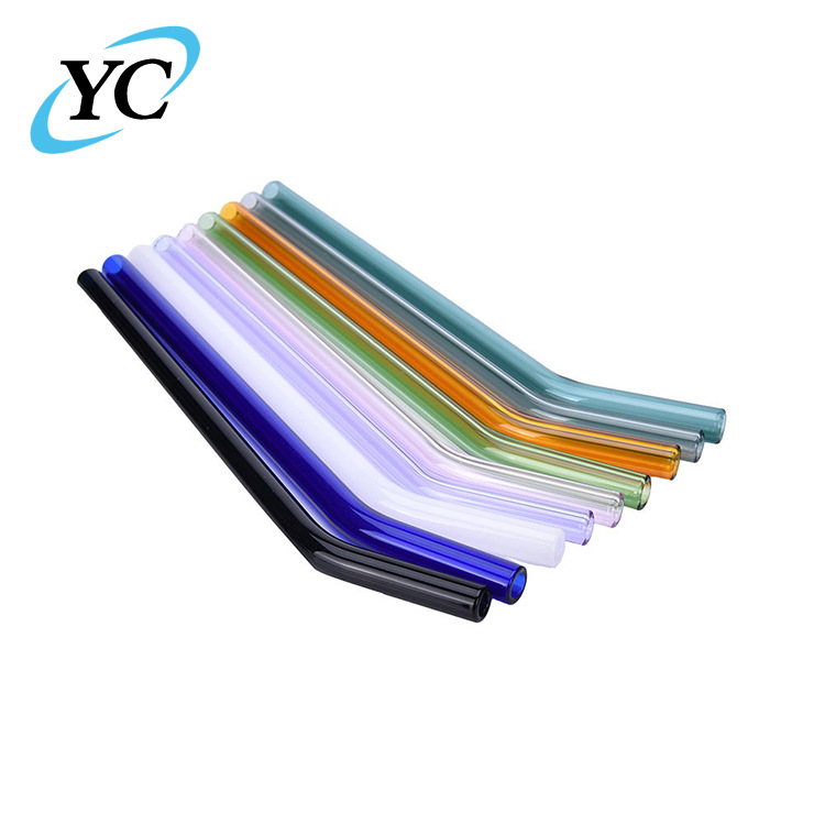 玻璃吸管高硼硅 8*1.5*215mm透明彩色耐高温高饮料吸管