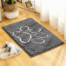 跨境新品宠物地毯地垫 雪尼尔长毛TPR底吸水好止滑强不渗水易清洗