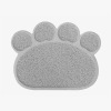 Pet supplies Cat sand cushion foot pad dining silk cushion Catched cat cushion Cat supplies PVC blanket foot printing toilet small cushion