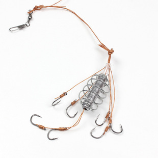 New Type European-style Library Fishing Long-distance Explosive Hook Pipe with Lead Falling Counterweight