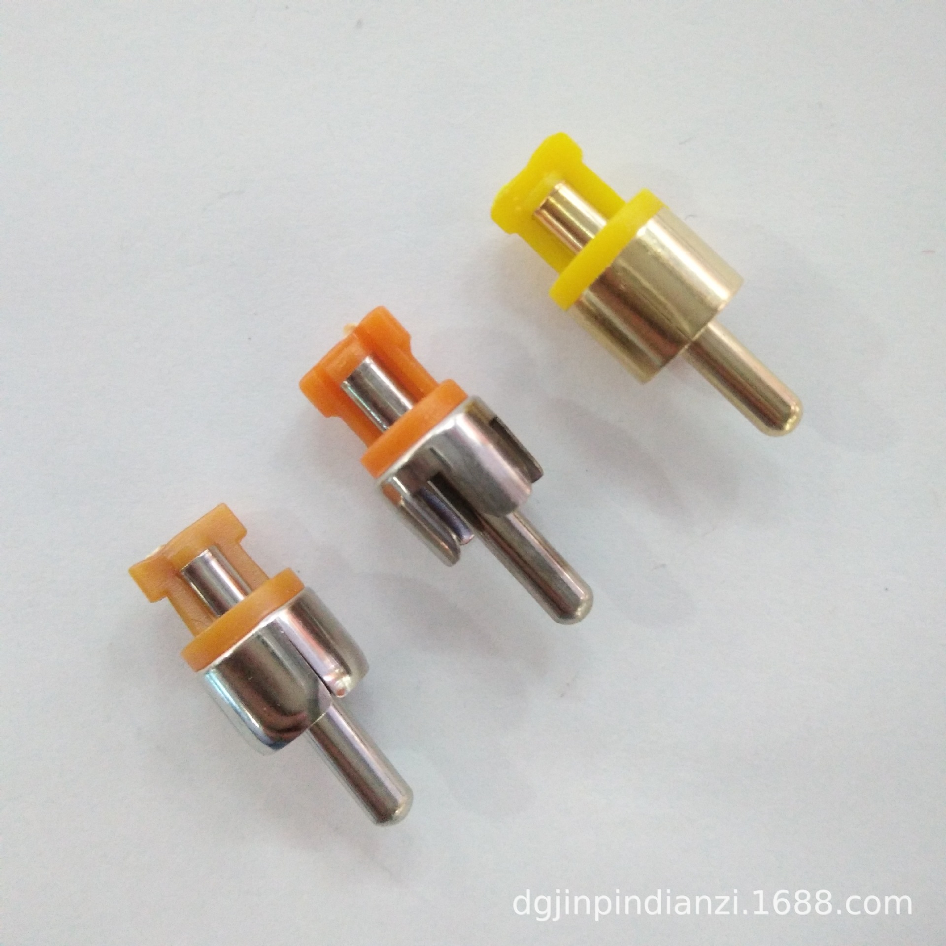 花瓣式莲花头 RCA高涨力音频插头 单缝 四缝平头 rca莲花母座 RCA