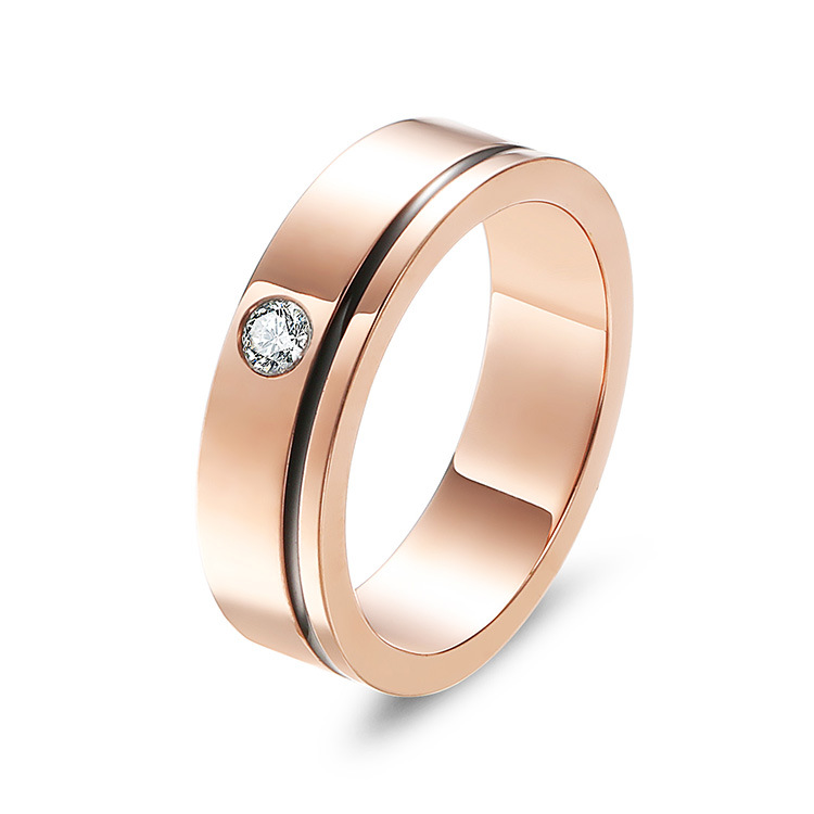 Golden ring stainless steel
