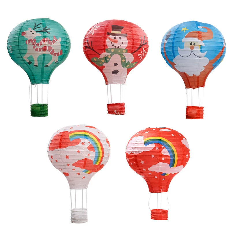 Balloon, flashlight, evening dress, folding paper