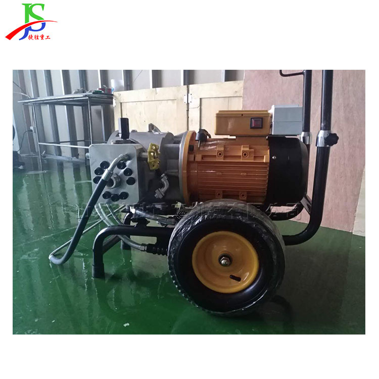 多功能腻子搅拌喷料机 钢结构表面防腐漆喷涂设备 内外墙喷塑机