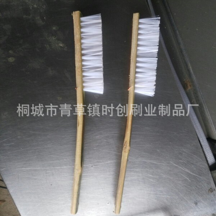 长柄硬毛刷子尼龙丝工业纺织车床机械清洁刷子硬丝刷空调刷子订制