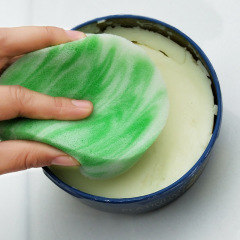 Round sponge, edge-crimped sponge, car beauty sponge, polishing sponge pad, car washing sponge, waxing sponge