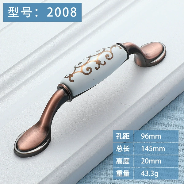 2008-96 Red Ancient Gold Hook