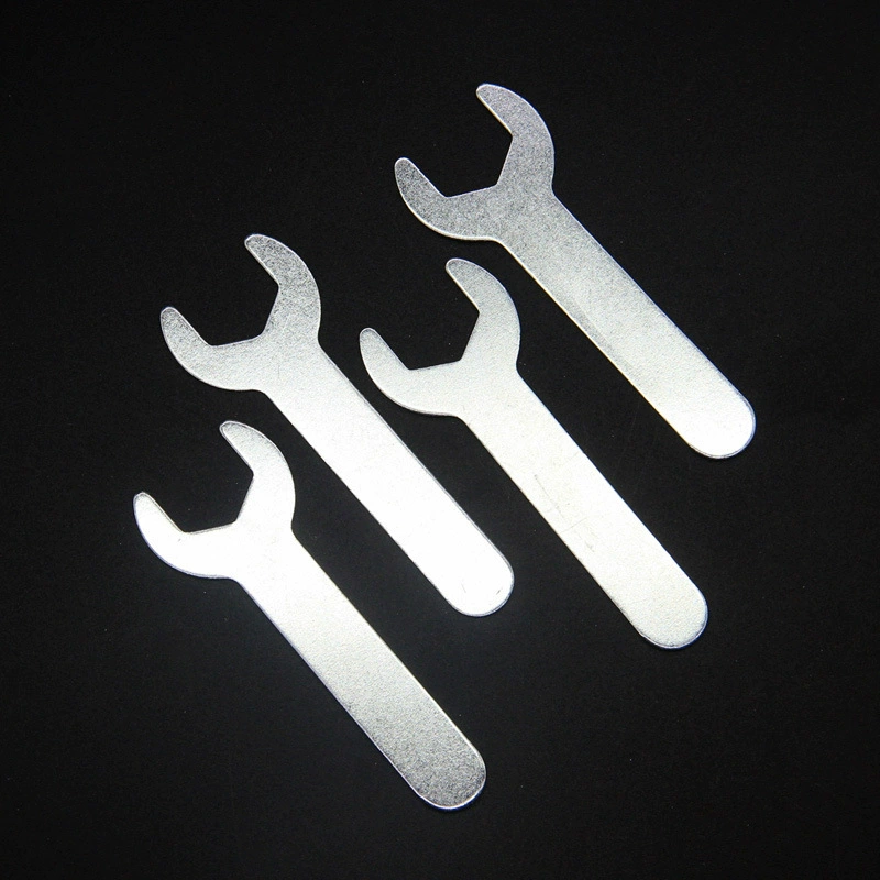 Manufacturer spot disposable wrench galvanized high-carbon steel wrench wholesale retail simple open-end wrench
