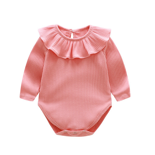 Baby clothes, spring and autumn crawling clothes, Class A pure cotton baby one-piece romper, super cute newborn baby 100-day baby fart cover