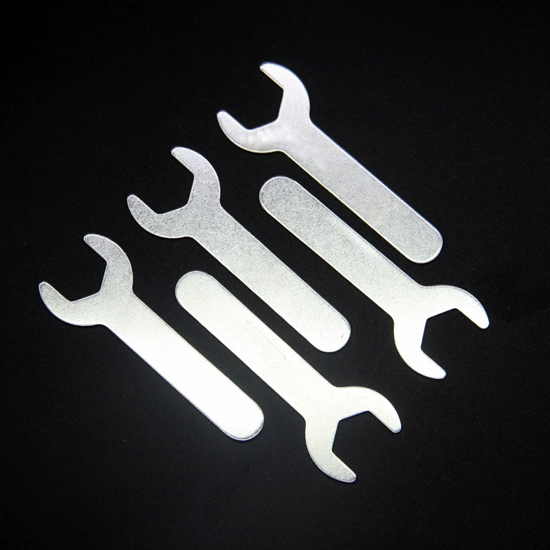 Manufacturer spot disposable wrench galvanized high-carbon steel wrench wholesale retail simple open-end wrench