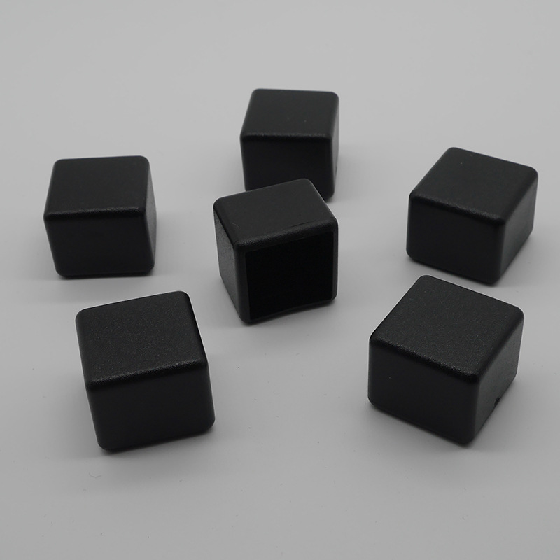 平面方塞管塞黑色塑料堵头 塞头管方头头脚塞塑料胶套家具胶套