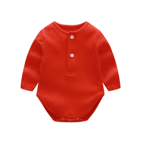 Baby clothes, spring and autumn crawling clothes, Class A pure cotton baby one-piece romper, super cute newborn baby 100-day baby fart cover