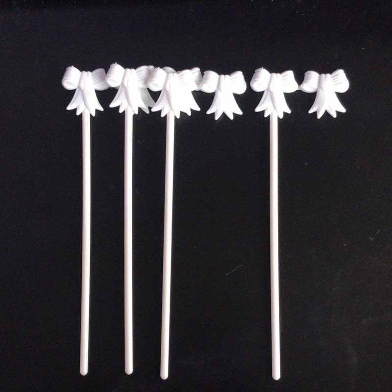 Balón arco blanco Barra de soporte puede clip de globo de aluminio de 5 pulgadas Barra de soporte blanca pequeña