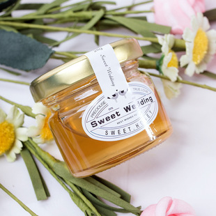 Выставка Happy Bee Sxu Honey Honey Honey 28g Honey Weddings возвращайте подарки, подарки для медовых групп, подарки, счастливая бутылка