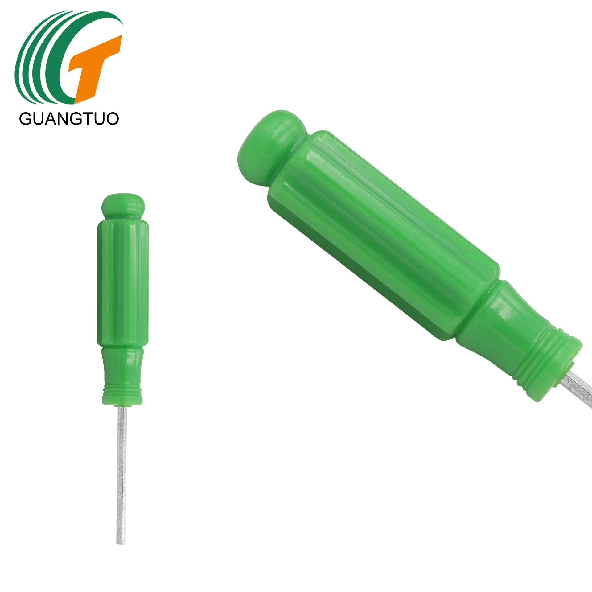 Зелёный шестигранный отвертка, 102 мм