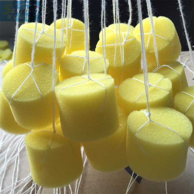 厂家供应  圆柱形空心柱 高弹eva圆柱 清洁海绵