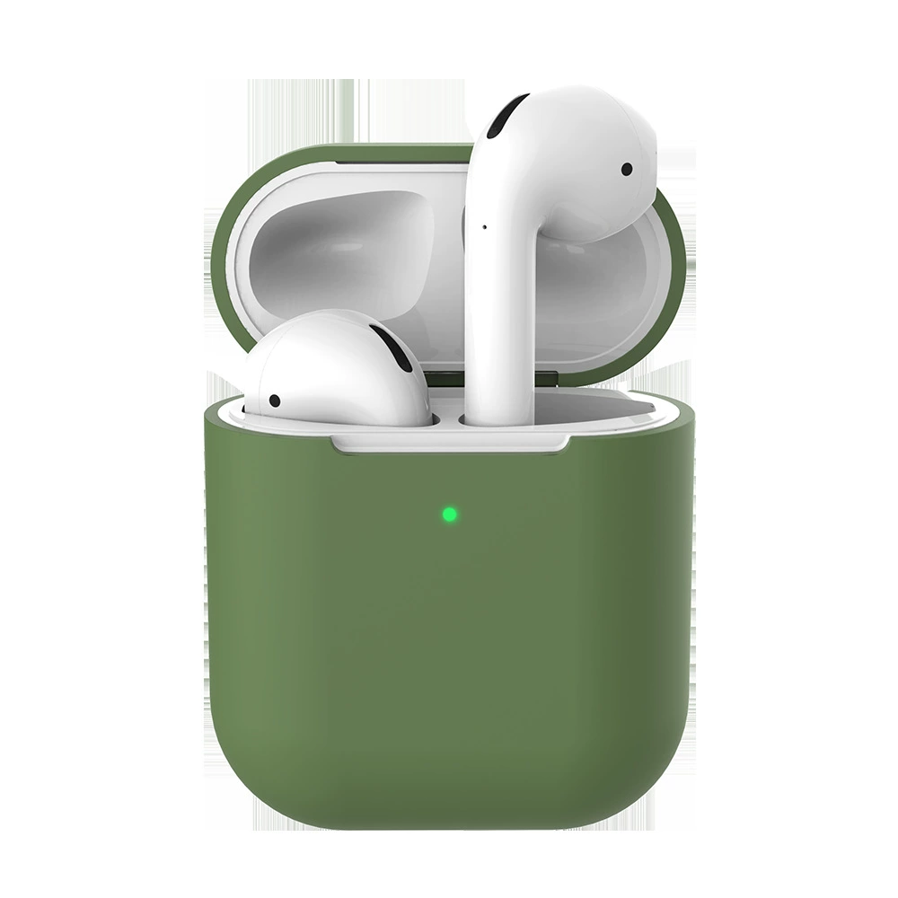 Apple, беспроводный защитный чехол, защитный силикон совместимый с наушниками, bluetooth, защита от падения