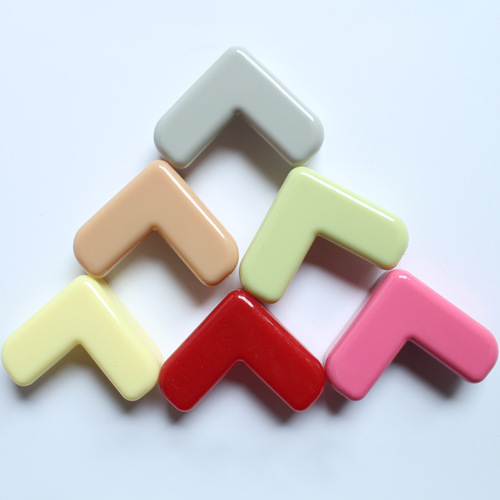 Child safety anti-collision corner Colorful silicone table corner anti-collision corner protector L-shaped thickened right-angle window corner protective cover