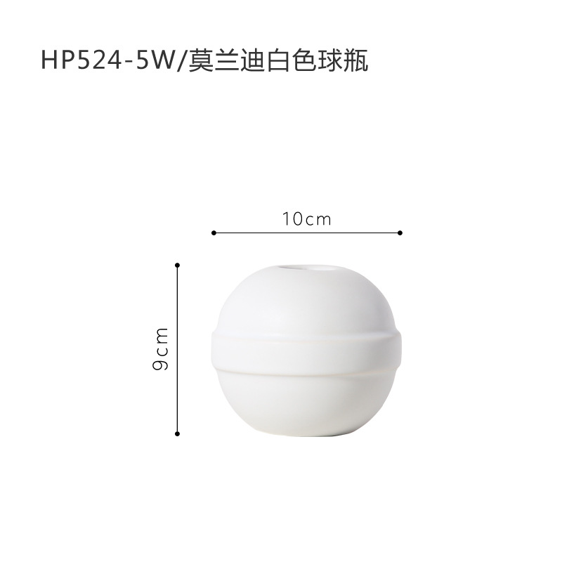 INS Nordic Americana Morandi florero de cerámica color moderno minimalista salón decoración al por mayor