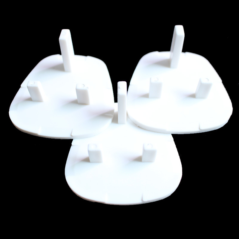 Cubierta protectora de la toma de corriente del bebé británico en forma de pera Cubierta protectora de choque anti-eléctrico estándar británico para niños del hogar ventas directas de fábrica