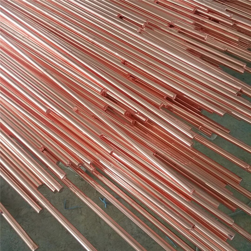 铜包钢圆钢覆钢接地线铜包钢圆线镀铜圆钢防雷接地材料铜包钢绞线