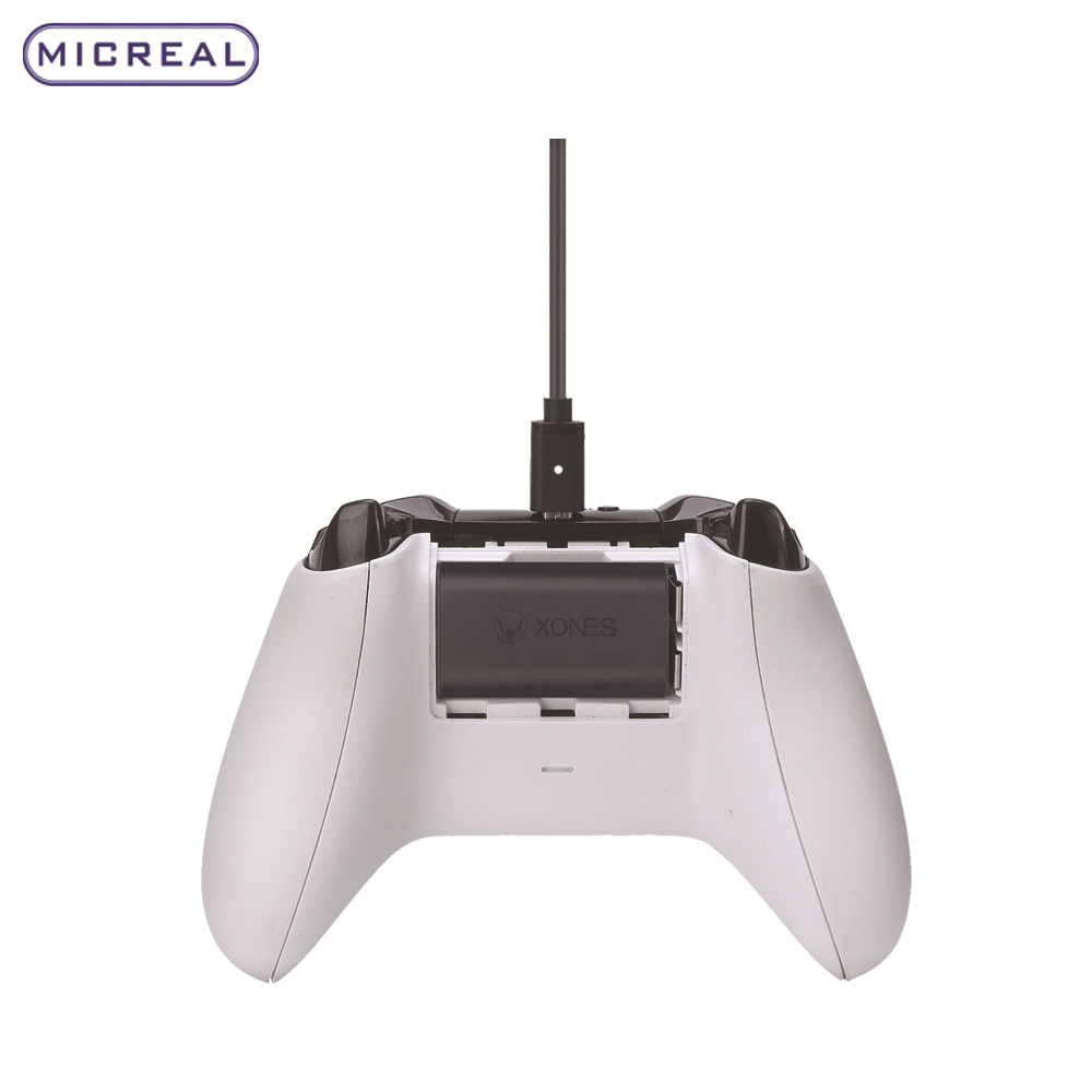Batería que carga para las baterías del Xbox para Xbox unos un cable de carga del traje 1200mA USB C con la luz