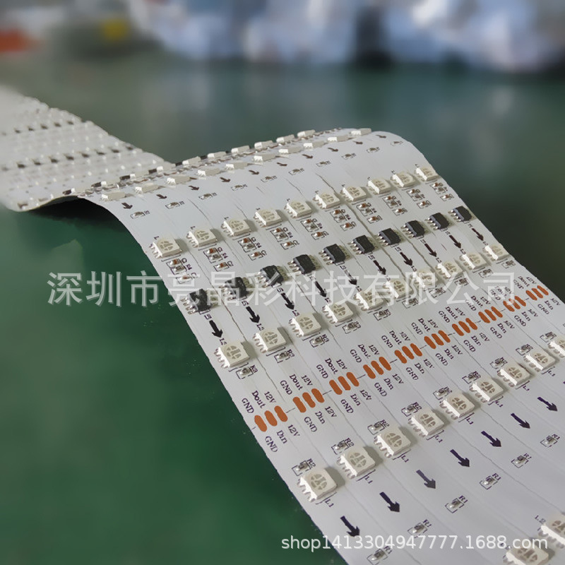 Programación LED a todo color Luces de agua corriente de carreras de caballos con decoración de barra Luces de persecución con tiras de luces de fantasía LED para exteriores 2811