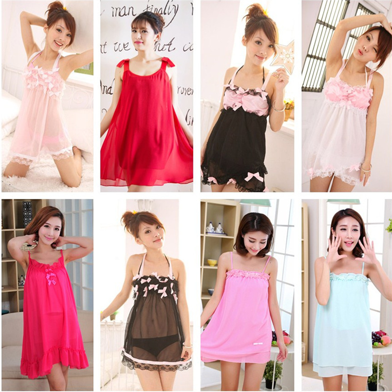 With a chiffon women's cute nightdress for the rest of your life, no gentle wind, no strong liquor, no return With a chiffon women's cute nightdress for the rest of your life, no gentle wind, no strong liquor, no return