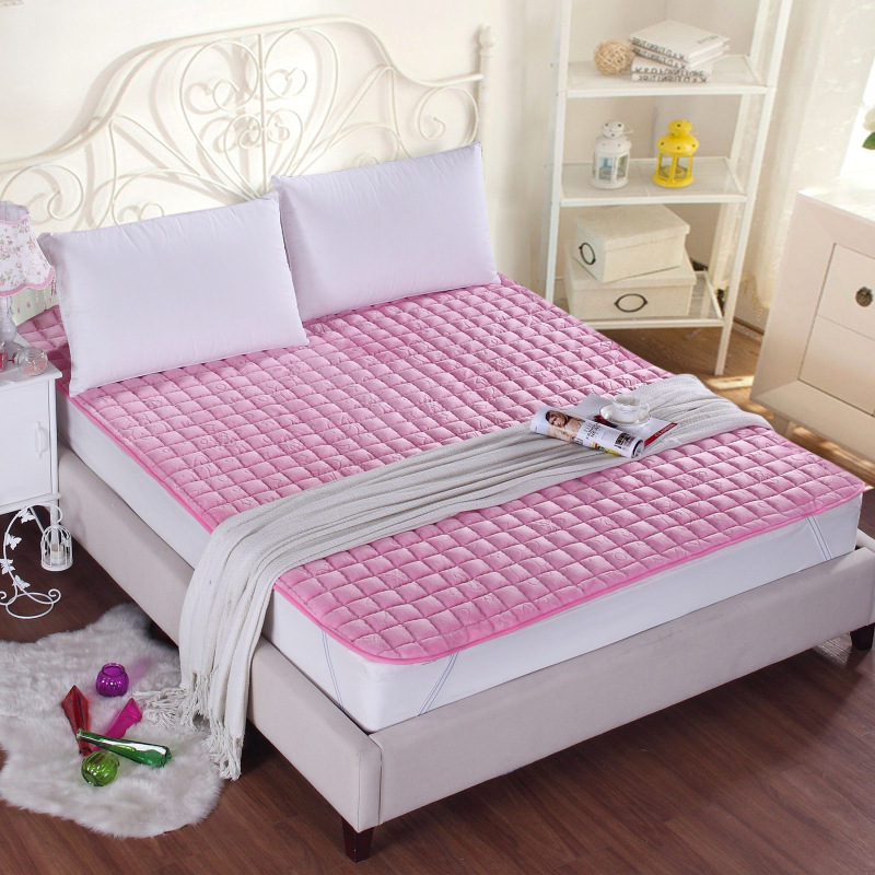 Special Clearance Sale: Flannel Non-Slip Mattress, Machine Washable Soft Bed Pad, Thin Mattress Pad 1.8m, Mattress Protector